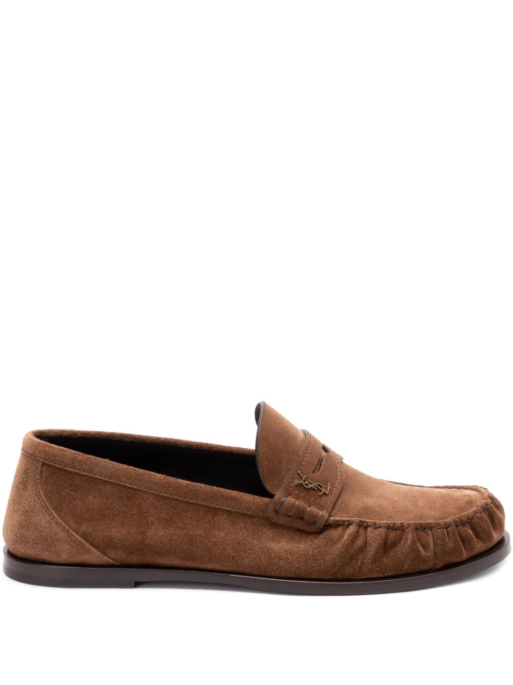 Brown Suede Loafers