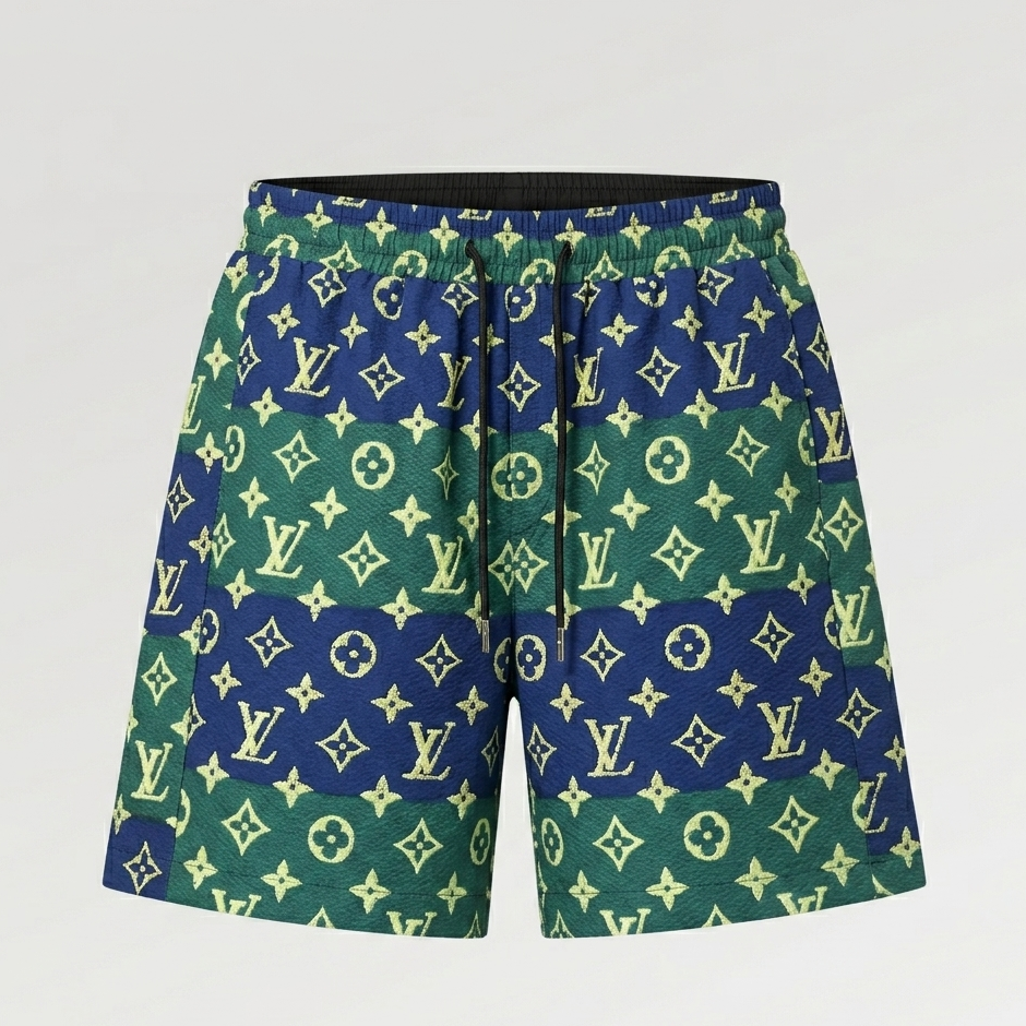 Wavy Monogram Swimsuit Blue/Green