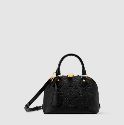 Alma BB Monogram Empreinte Black Leather