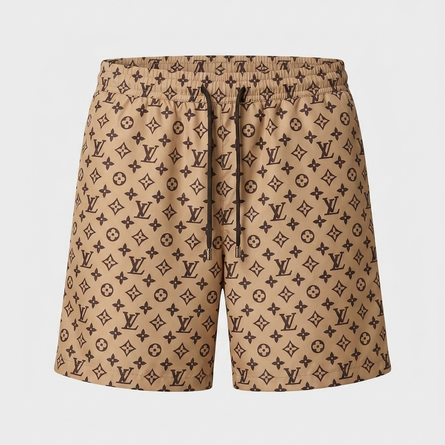 Costume da Bagno Canvas Monogram Cammello