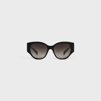 Occhiali da sole Triomphe XL 03 in acetato nero donna