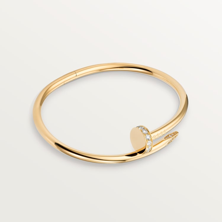 Juste un Clou classic diamond bracelet in gold