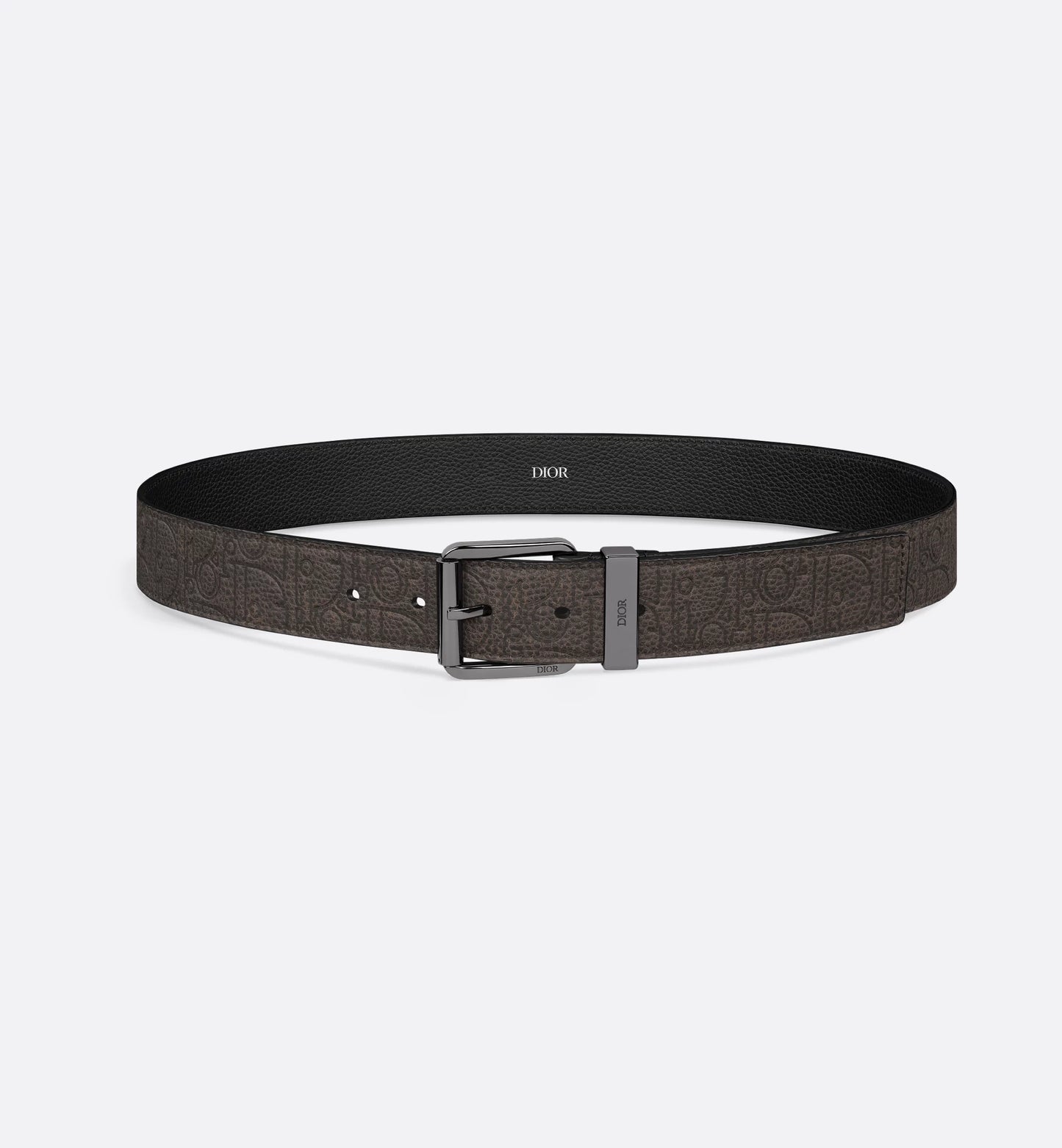 Gravity brown vintage leather 35 mm men's belt