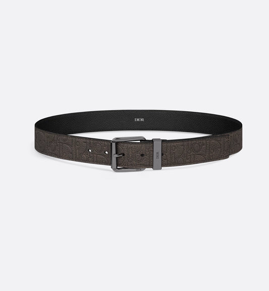Cintura marrone Gravity in pelle vintage 35 mm uomo