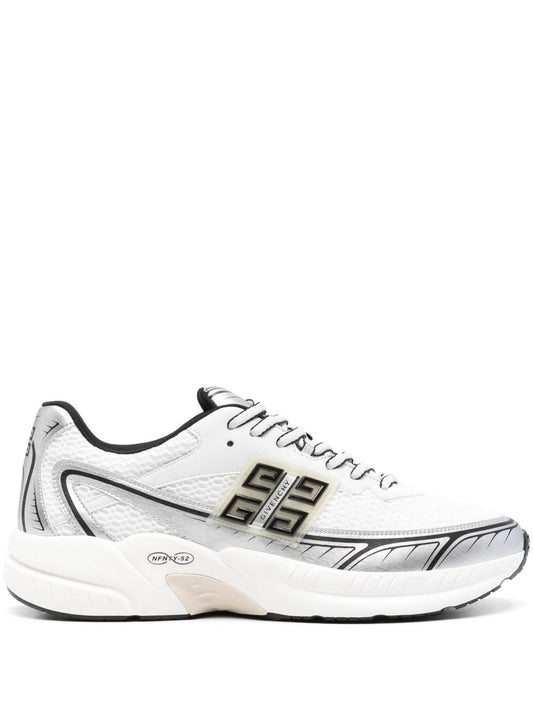 NFNTY-52 weiße/schwarze Ledersneaker