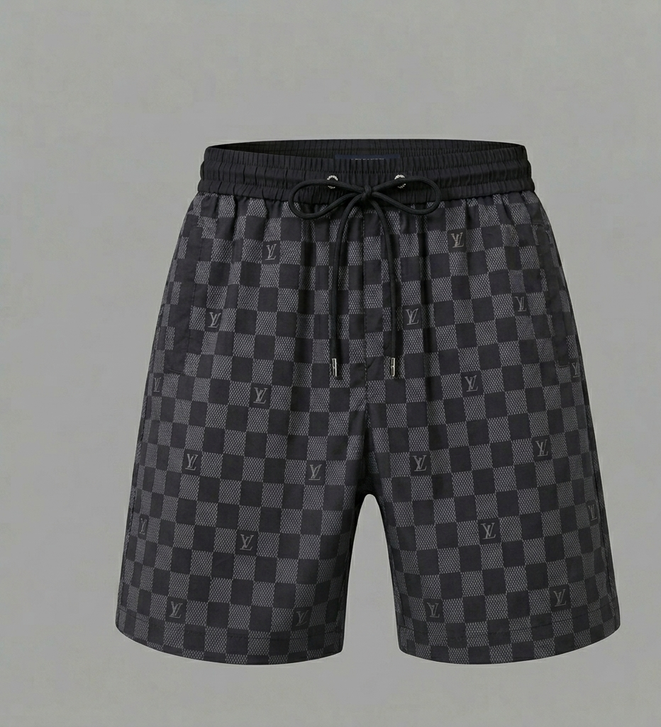 Costume da Bagno Damier Monogram Grigio Carbonio
