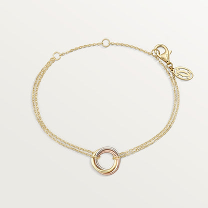 Bracciale Trinity su catena in color oro