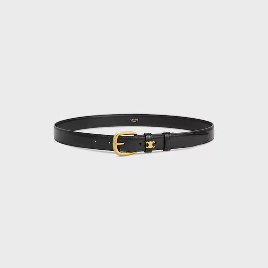Cintura Vivienne da 25mm in pelle Taurillon Nero donna