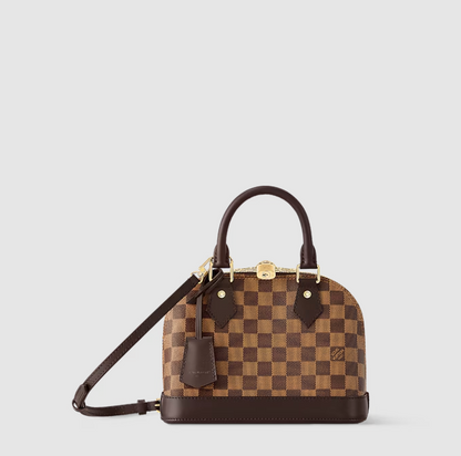 Alma BB Damier Ebene Canvas Brown