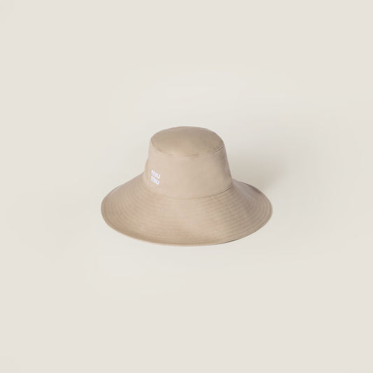Cappello in denim Beige/Amaranto