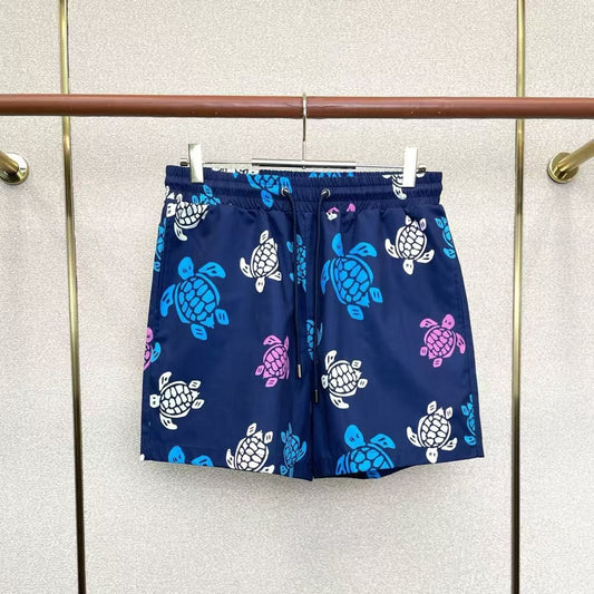 Costume da Bagno Stampa Tartarughe Blu Navy