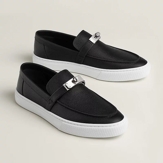 Schwarzer Game Slip-On-Sneaker