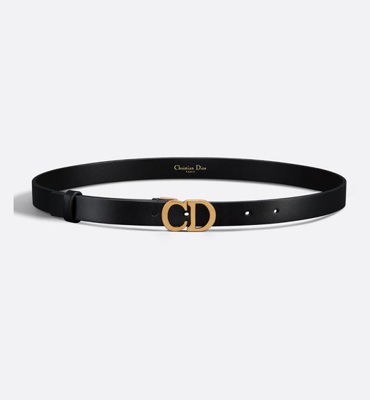 Cintura a sella in pelle di vitello ultrasoft nera 20 mm donna