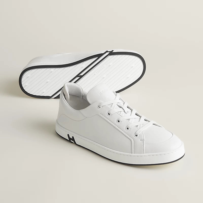 weiß/schwarzer Kinder-Sneaker