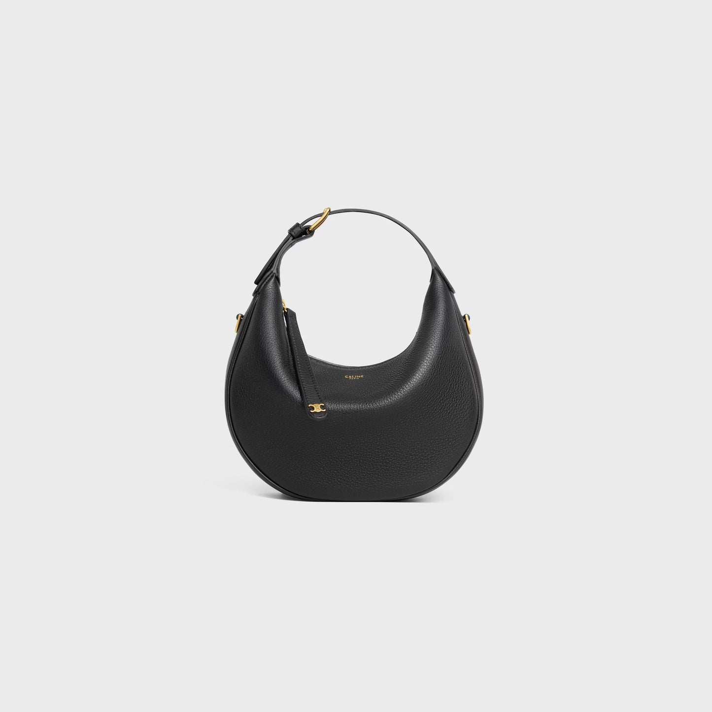 Borsa Lulu Teen in pelle di vitello granata nero