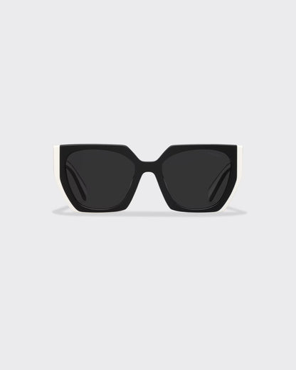 Sunglasses with logo with Slate Lenses