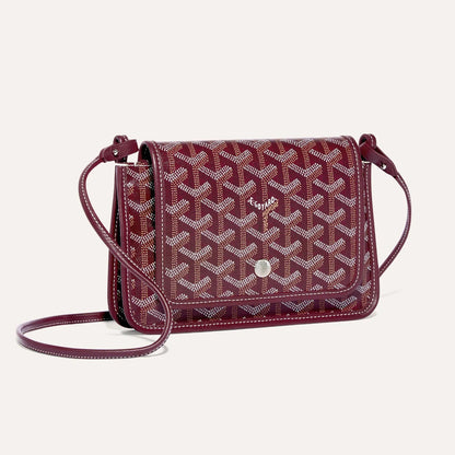 Plumet pouch-wallet Bordeaux