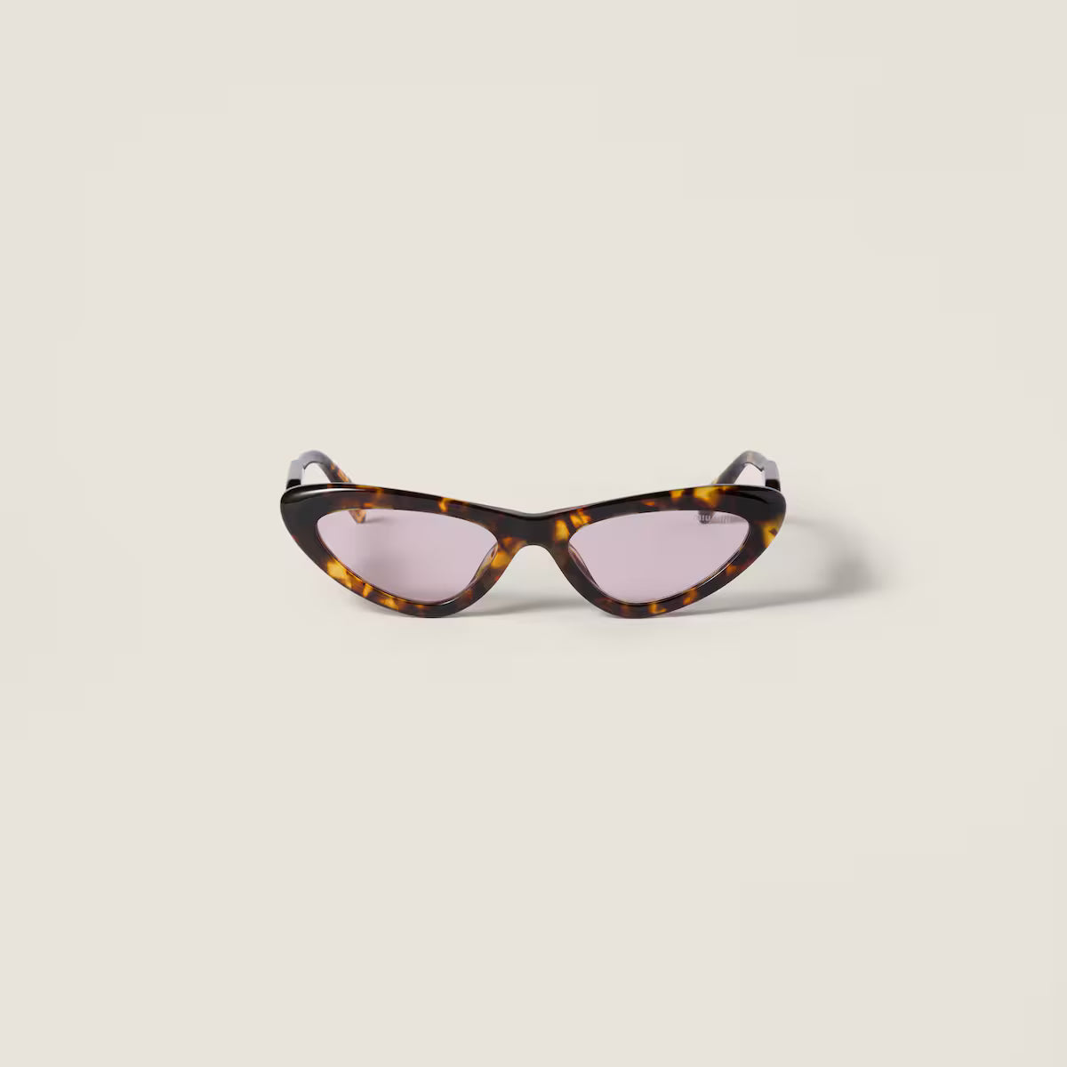 Cat-Eye-Sonnenbrille mit rosa Gläsern