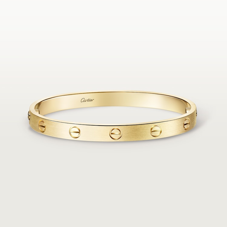 LOVE bracelet classic model in brushed gold color