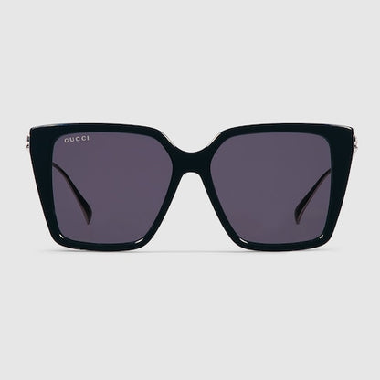 Occhiali da sole quadrati nero