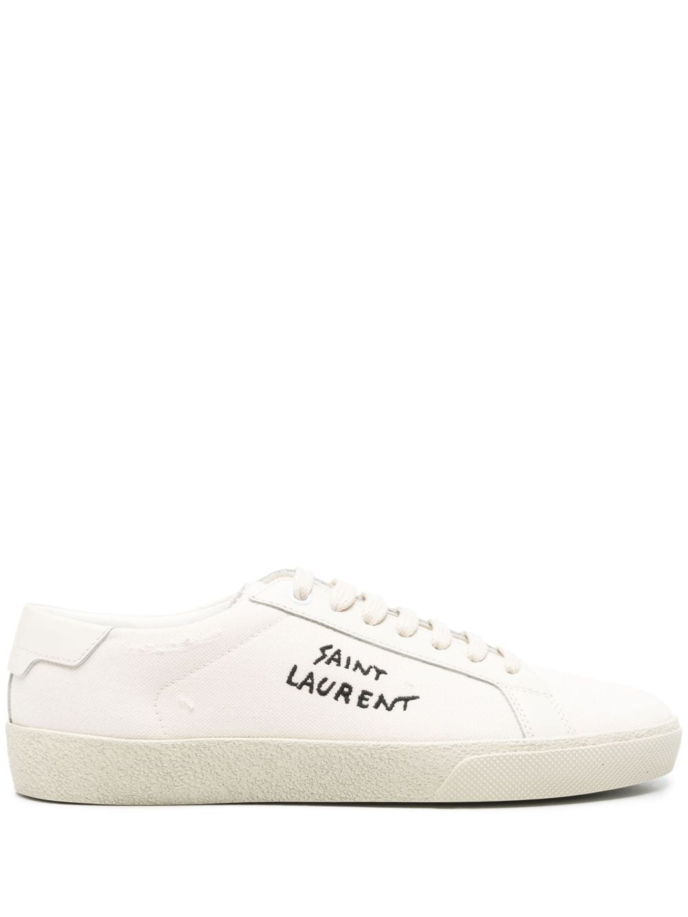 Sneakers classiche SL/06 ricamate bianche