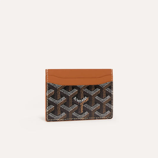 Saint-Sulpice Card Wallet Black & Tan