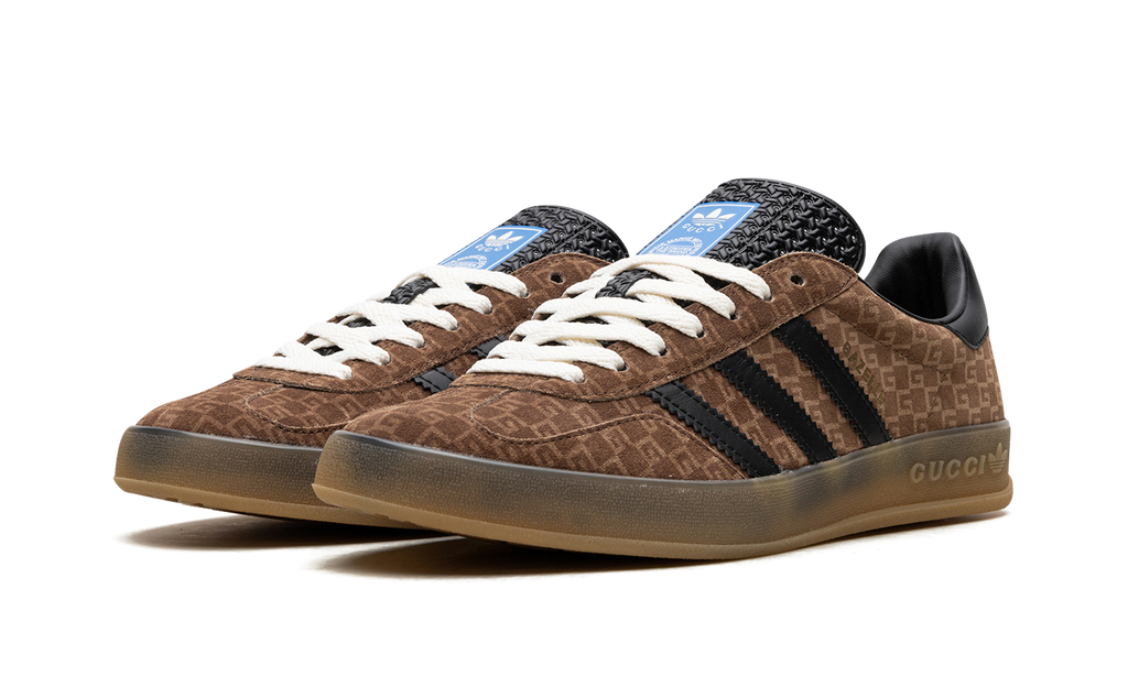 GG Monogram x Adidas Gazelle Brown