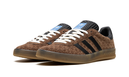 GG Monogram x Adidas Gazelle Brown