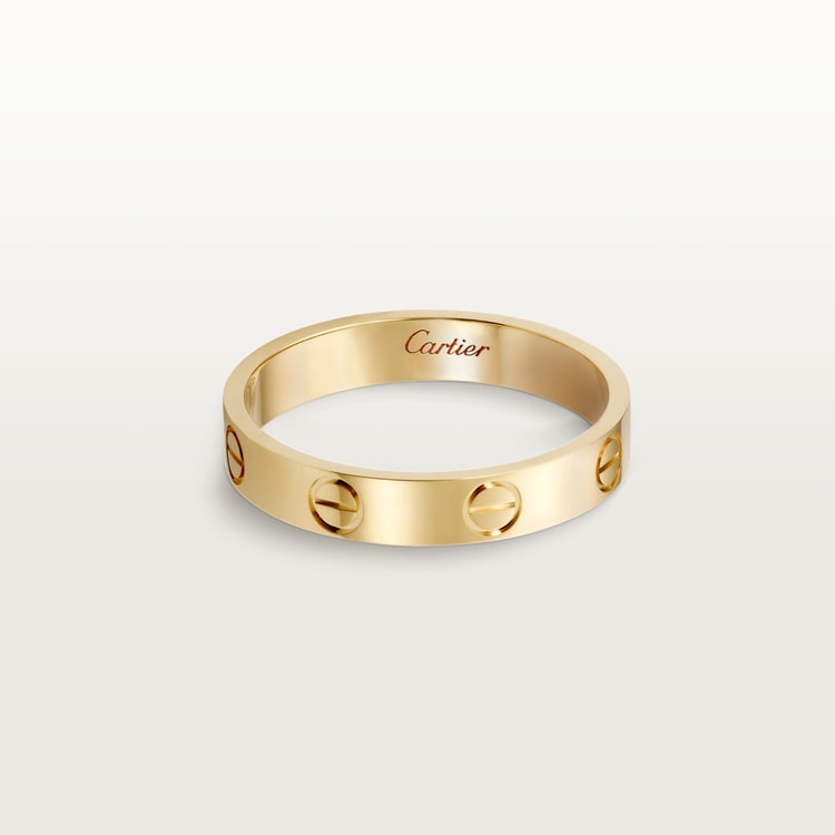 LOVE ring, small model, in gold