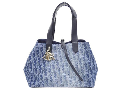 Medium Toujours Oblique Denim Bag