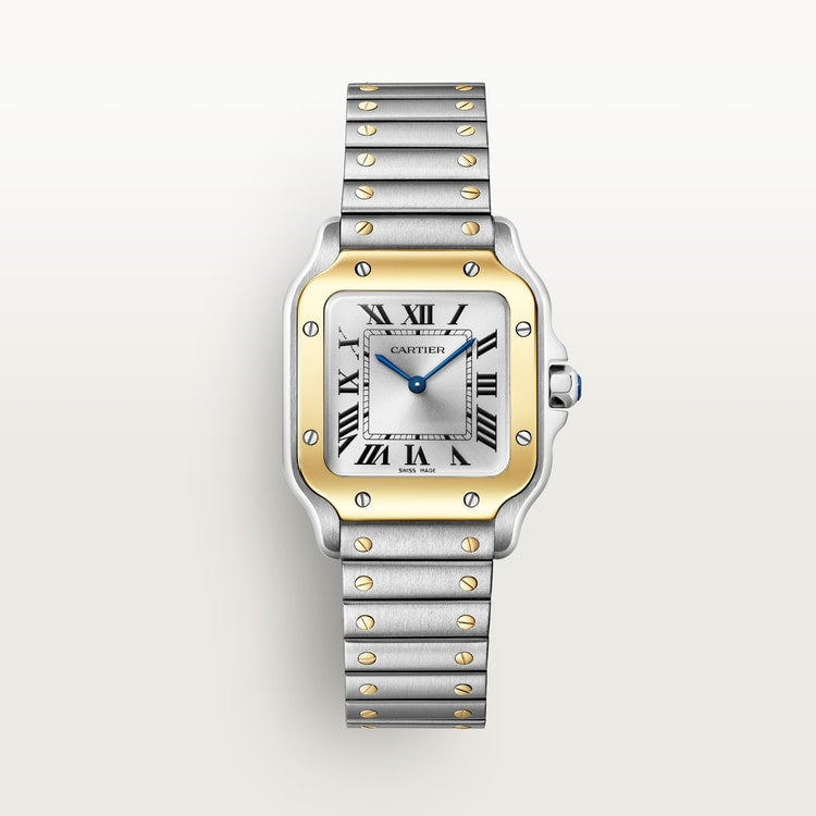 Santos watch in silver/gold