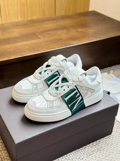 VL7N Sneakers in pelle Bianco/Verde