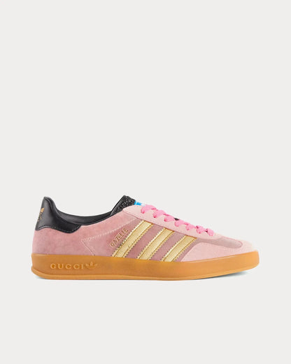 GG x Adidas Gazelle Rosa Velluto