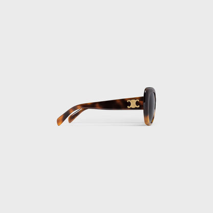 Occhiali da sole Triomphe 06 in acetato gradient havana donna