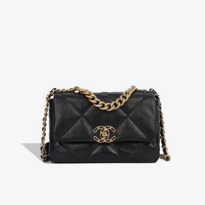 19 Small Flap Bag Black