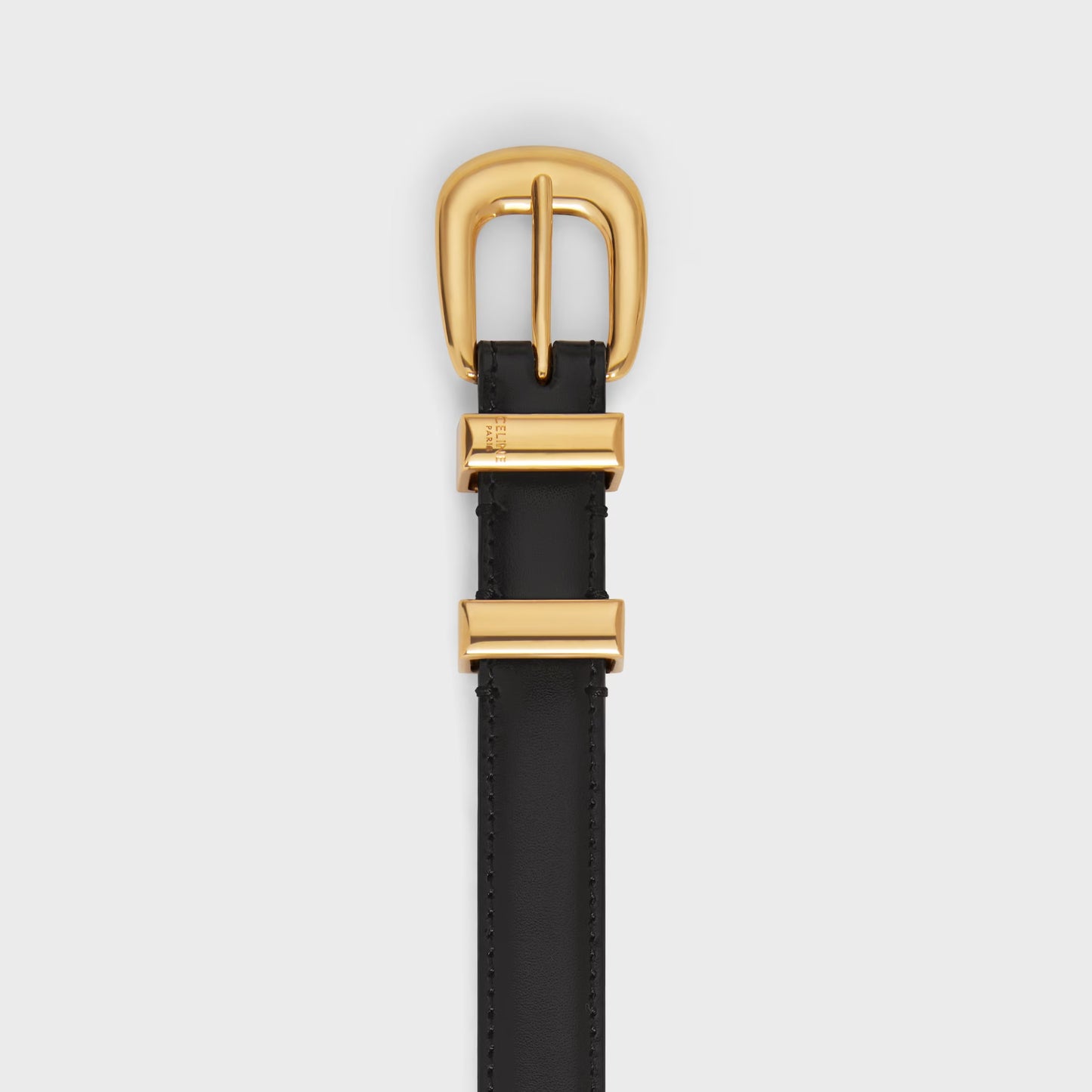 Cintura Western da 18 MM in pelle Taurillon Nero
