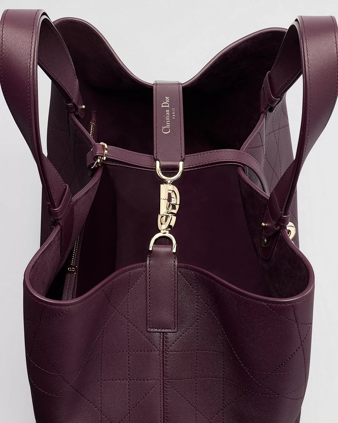 Borsa grande Dior Toujours Bordeaux