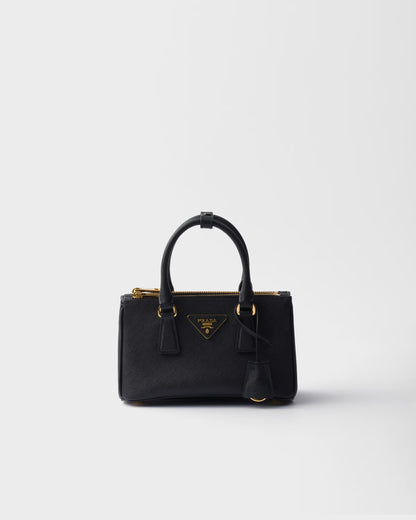 Black Saffiano Galleria mini bag