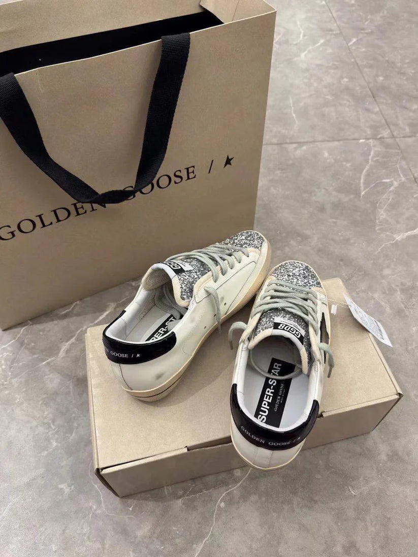 Bianco Nero Argento Glitterato