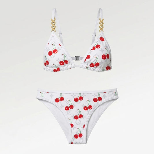 LV x TM Cherry Bikini Set