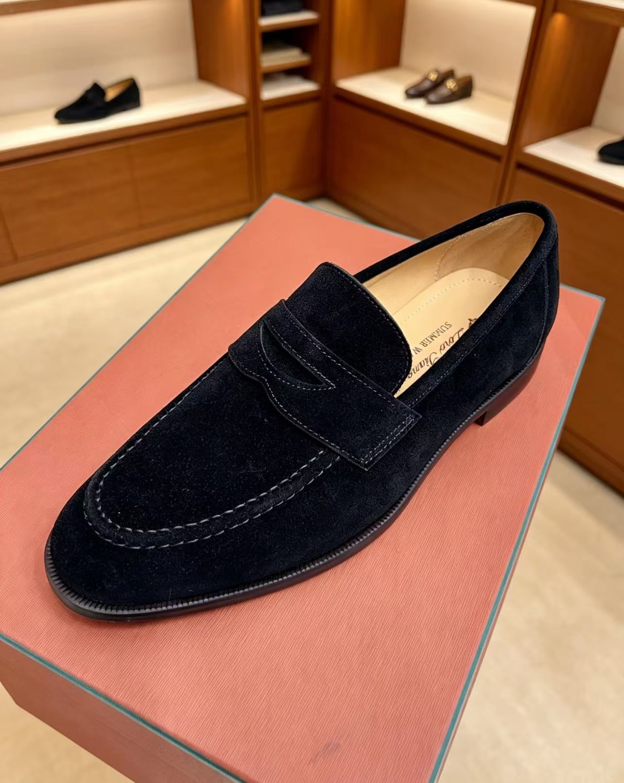 Mocassini Sergio in Suede Nero