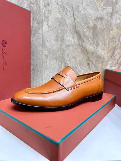 Mocassini Sergio in Pelle di Vitello Tan