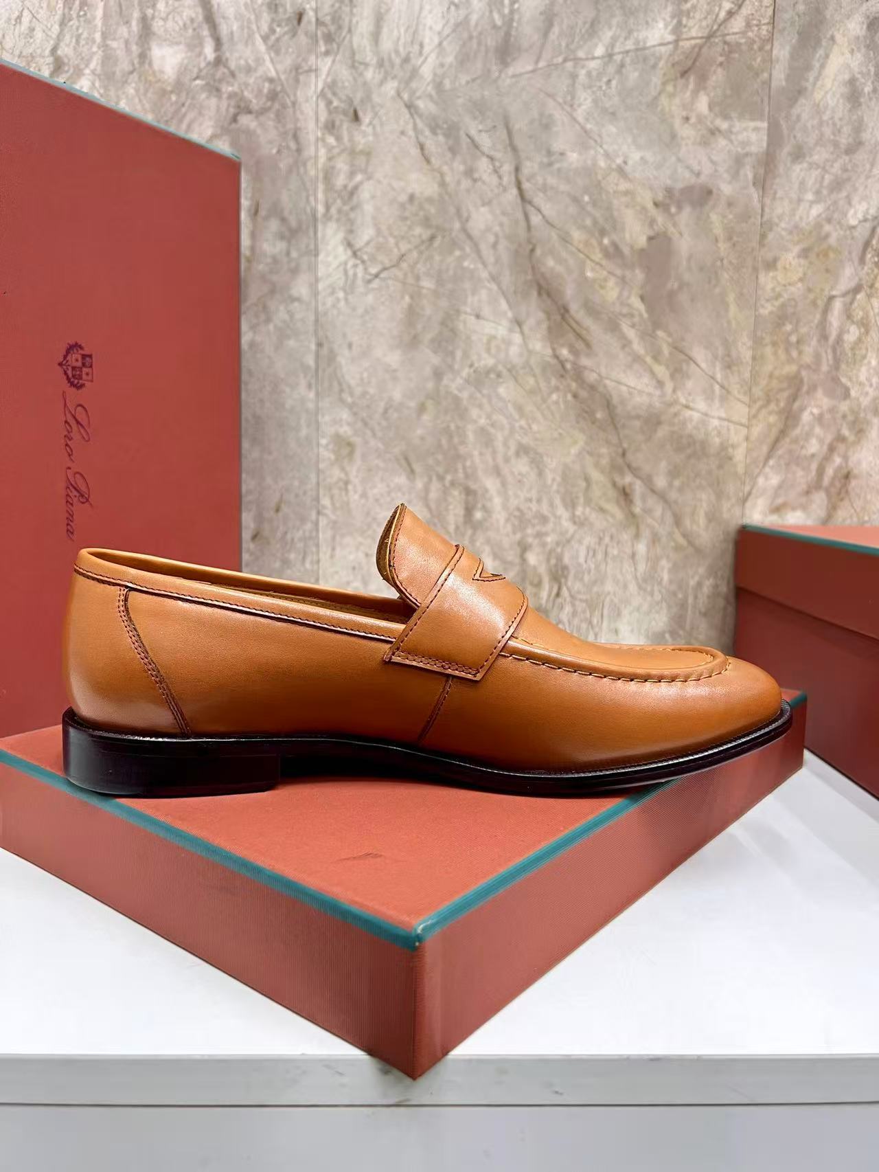 Mocassini Sergio in Pelle di Vitello Tan