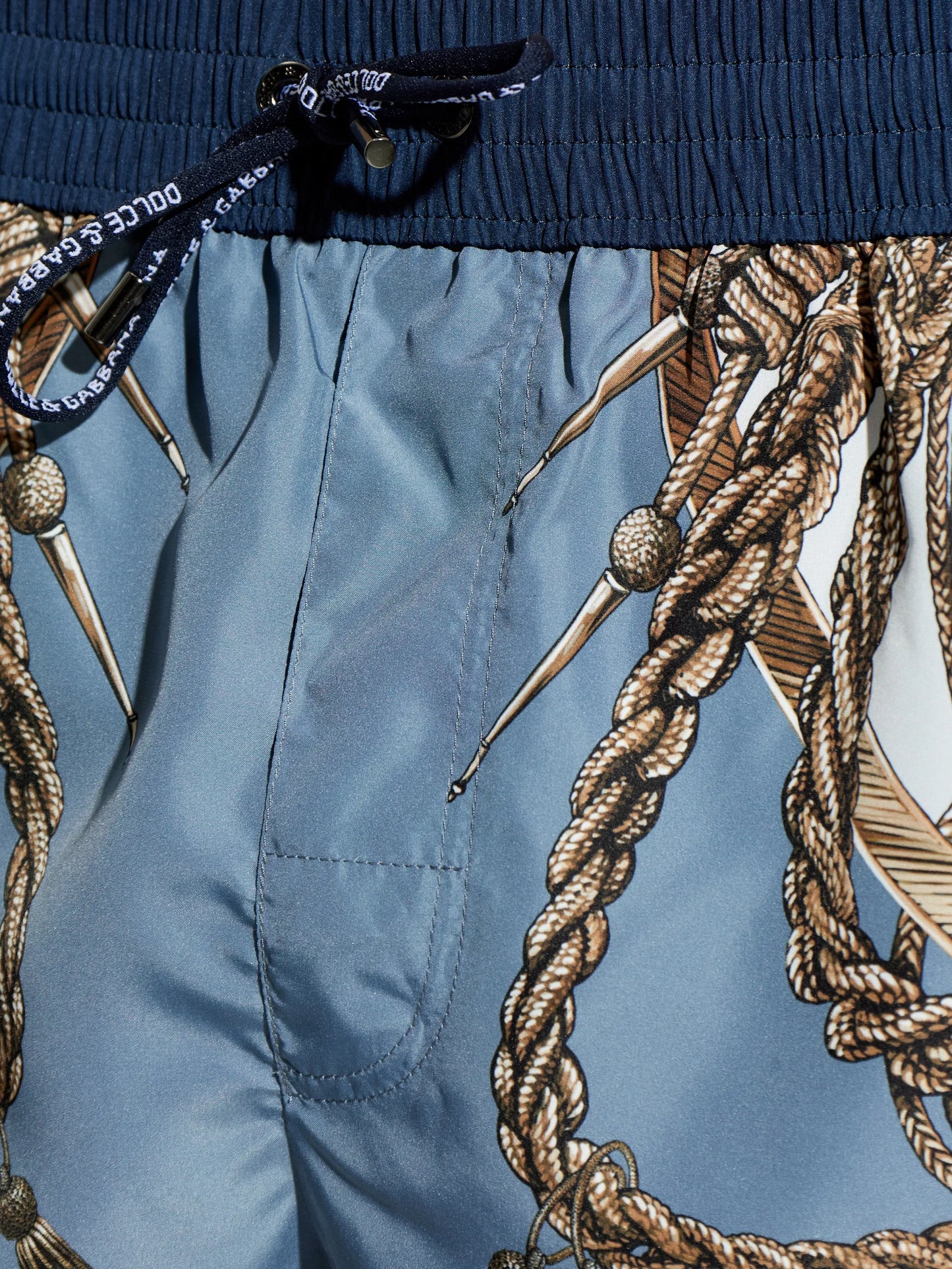 Costume da bagno con stampa azzurro