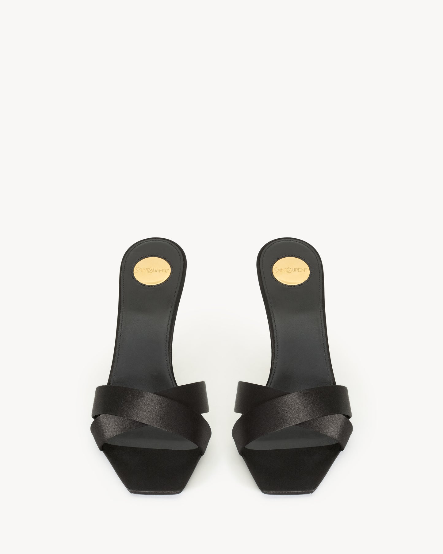 Black Silk Opyum 85mm Sandals