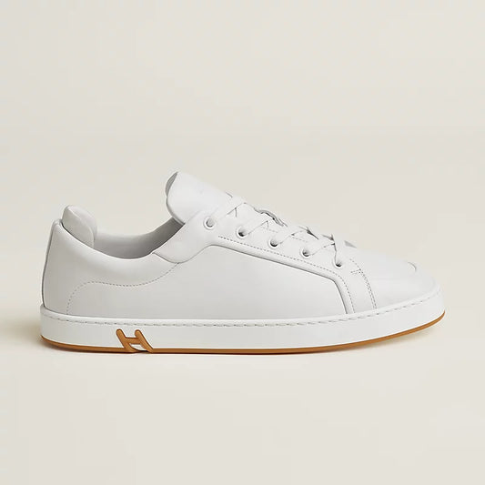 Weißer/goldener Kinder-Sneaker