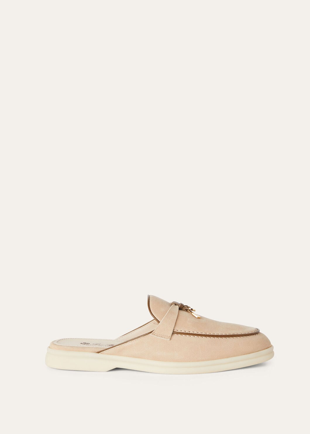 Babouche Charms Walk in pelle scamosciata color cammello