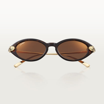 Women's Panthère de CT tortoiseshell acetate sunglasses