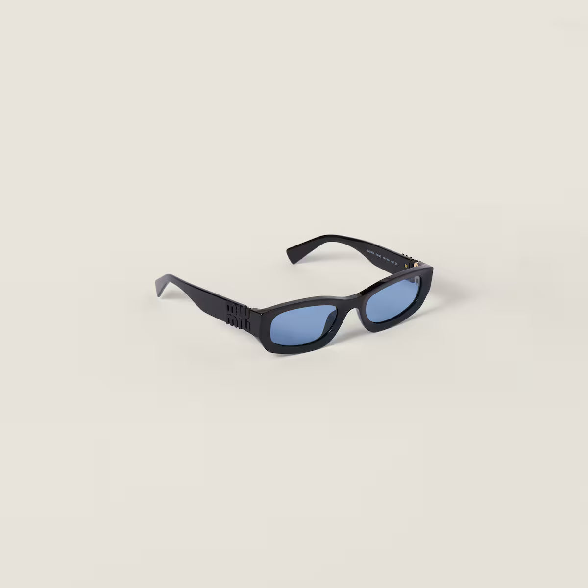 Miu Glimpse low-shape sunglasses Periwinkle lenses