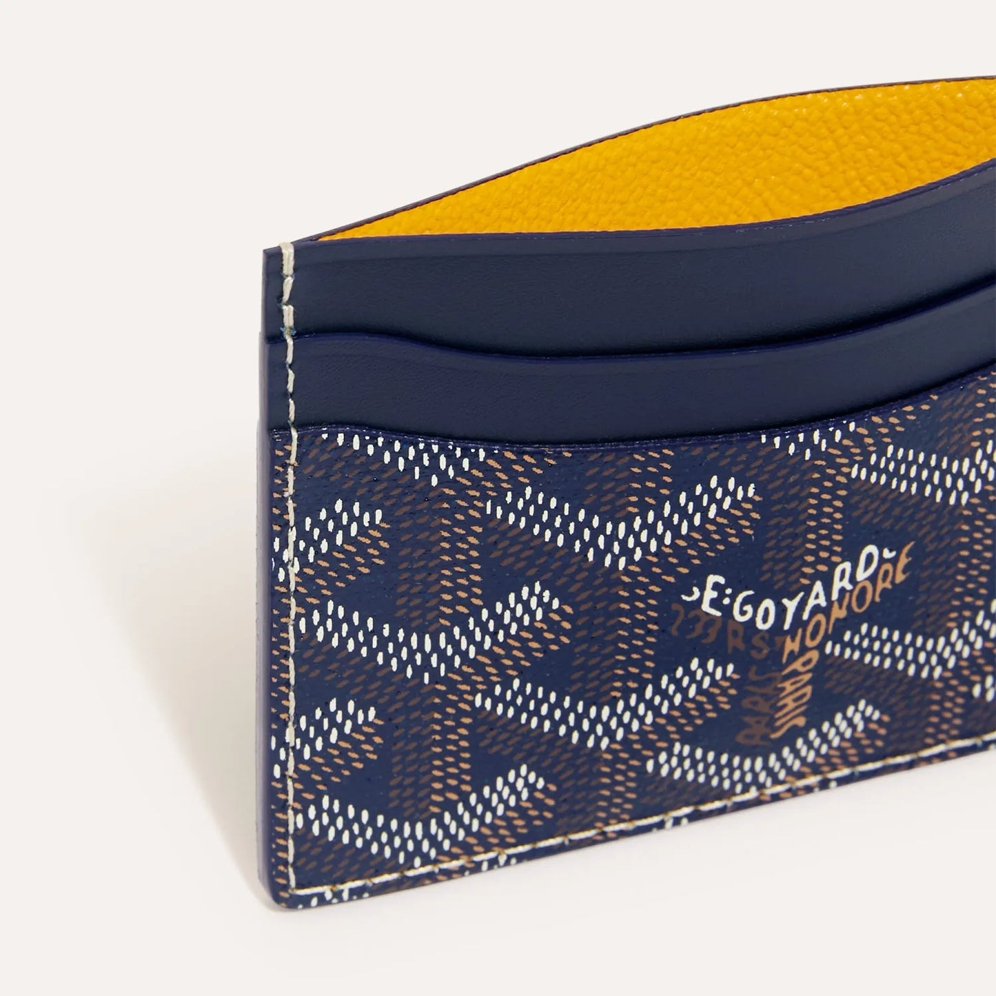 Saint-Sulpice Card Wallet Navy Blue